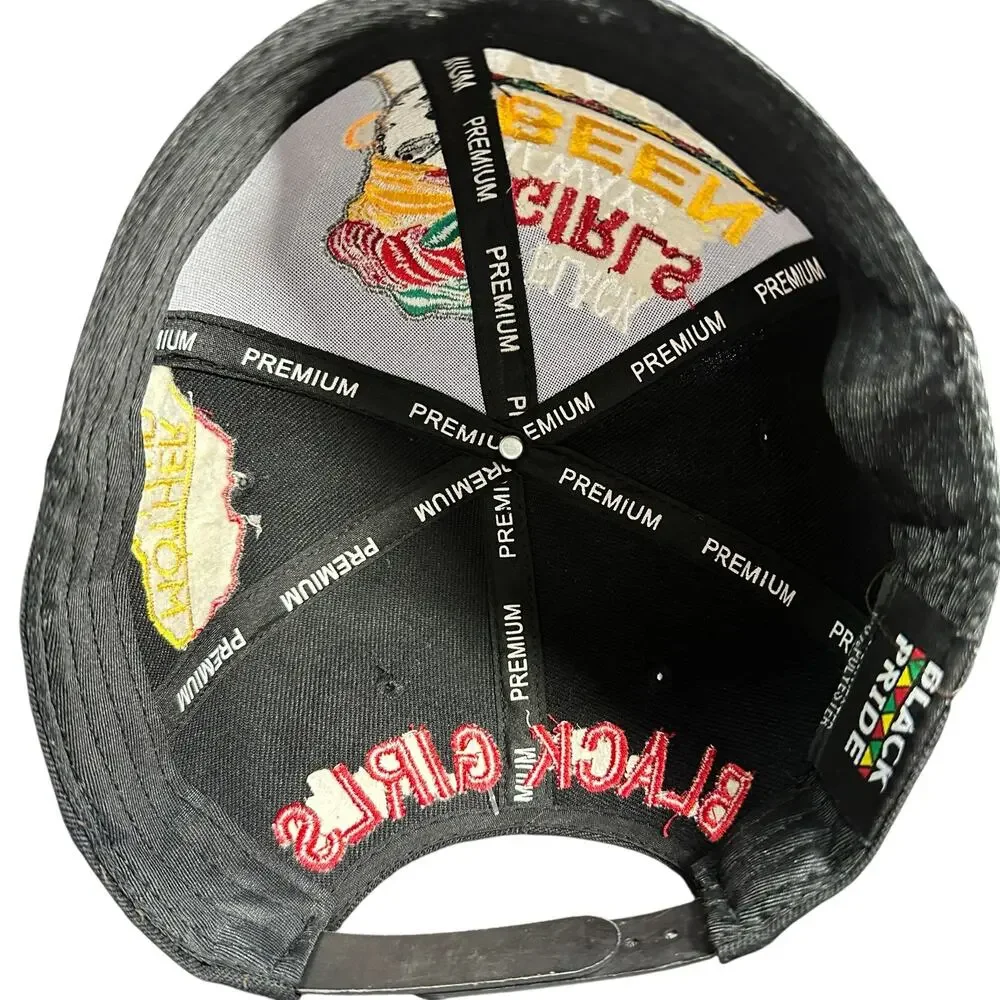 BLACK GIRLS ALWAYS BEEN MAGIC Snapback Hat Cap Big Embroidered Logo